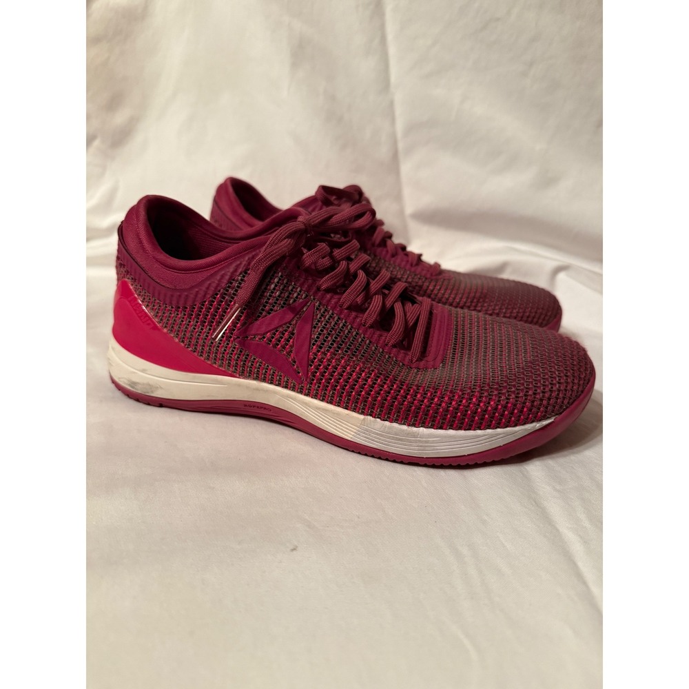 Reebok‎ CrossFit Nano 8 Flexweave Womens Pink Burgundy Training Shoes CN2978 8.5